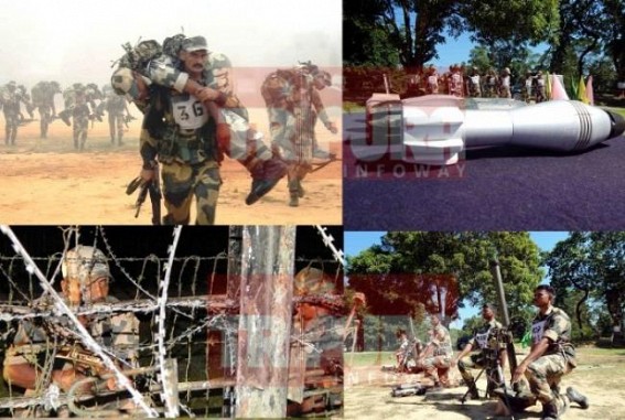 TIWN Special Coverage : What makes BSF better force than State Police ? Ahead of Diwali, BSF 159th Bn.Jawans continue strict vigil across Tripuraâ€™s porous border areas to foil smuggling, terrorist infiltrations